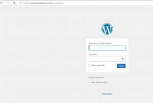 seekahost app WordPress site login