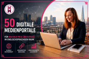 50 digitale Medienportale für Digitale PR & Linkaufbau im englischsprachigen Raum